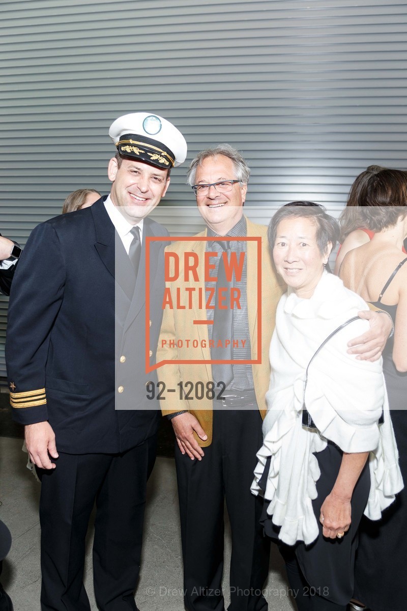 Mike Buhler, Jay Wallace, Myra Chou, San Francisco Heritage Presents Soiree 2018, Pier 70, May 19th, 2018, Photo #92-12082 Mike Buhler, Jay Wallace, Myra Chou, Photo #92-12082