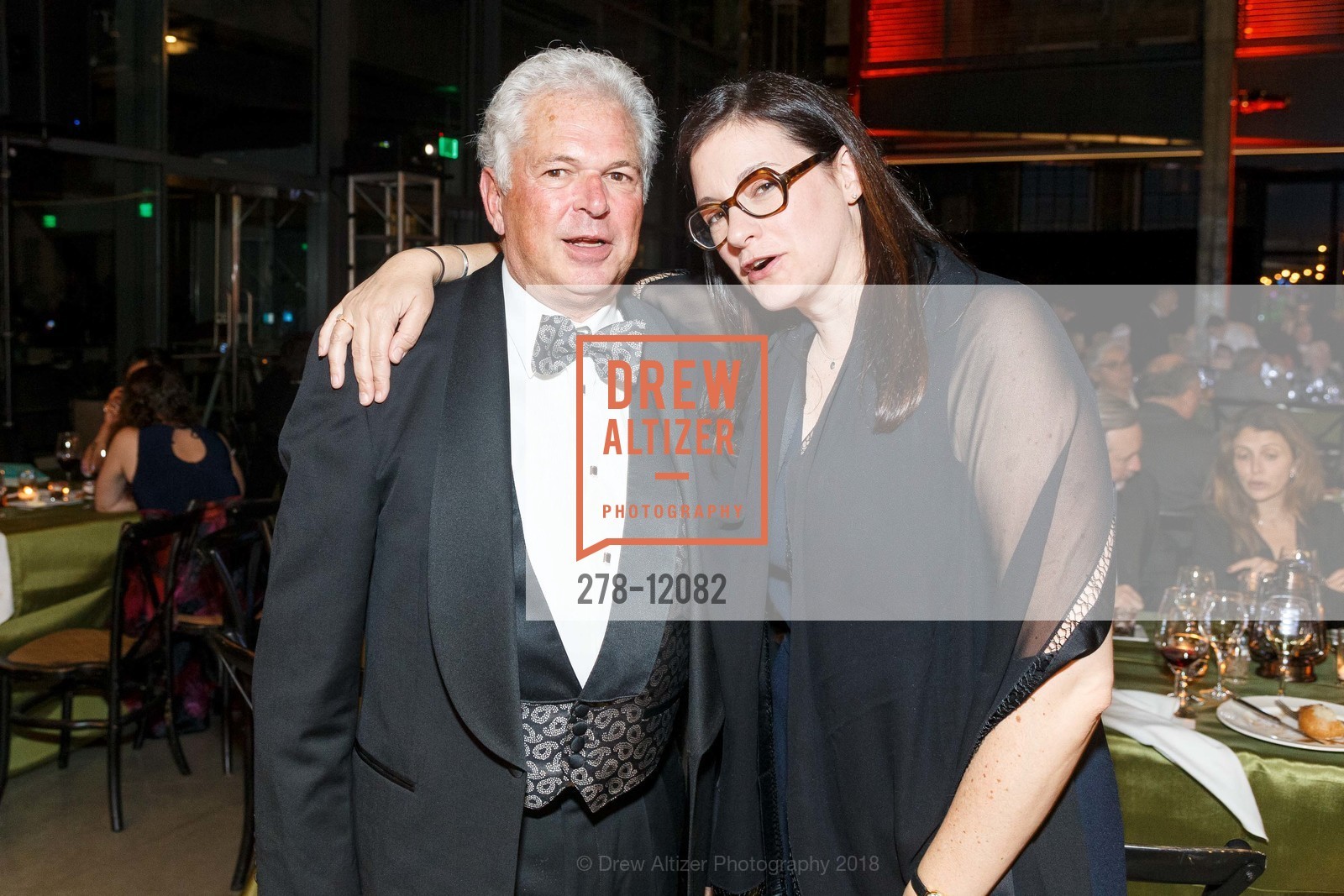Steve Vettel, Tara Sullivan, San Francisco Heritage Presents Soiree 2018, Pier 70, May 19th, 2018, Photo #278-12082 Steve Vettel, Tara Sullivan, Photo #278-12082