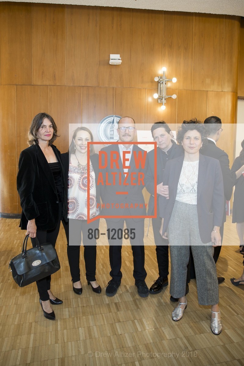 Ruby Neri, Apsara DiQuinzio, Will Rogan, Sahar Khoury, Alicia McCarthy, Berkeley Art Museum Pacific Film Archive, UC Berkeley, Pauley Ballroom, May 17th, 2018, Photo #80-12085 Ruby Neri, Apsara DiQuinzio, Will Rogan, Sahar Khoury, Alicia McCarthy, Photo #80-12085