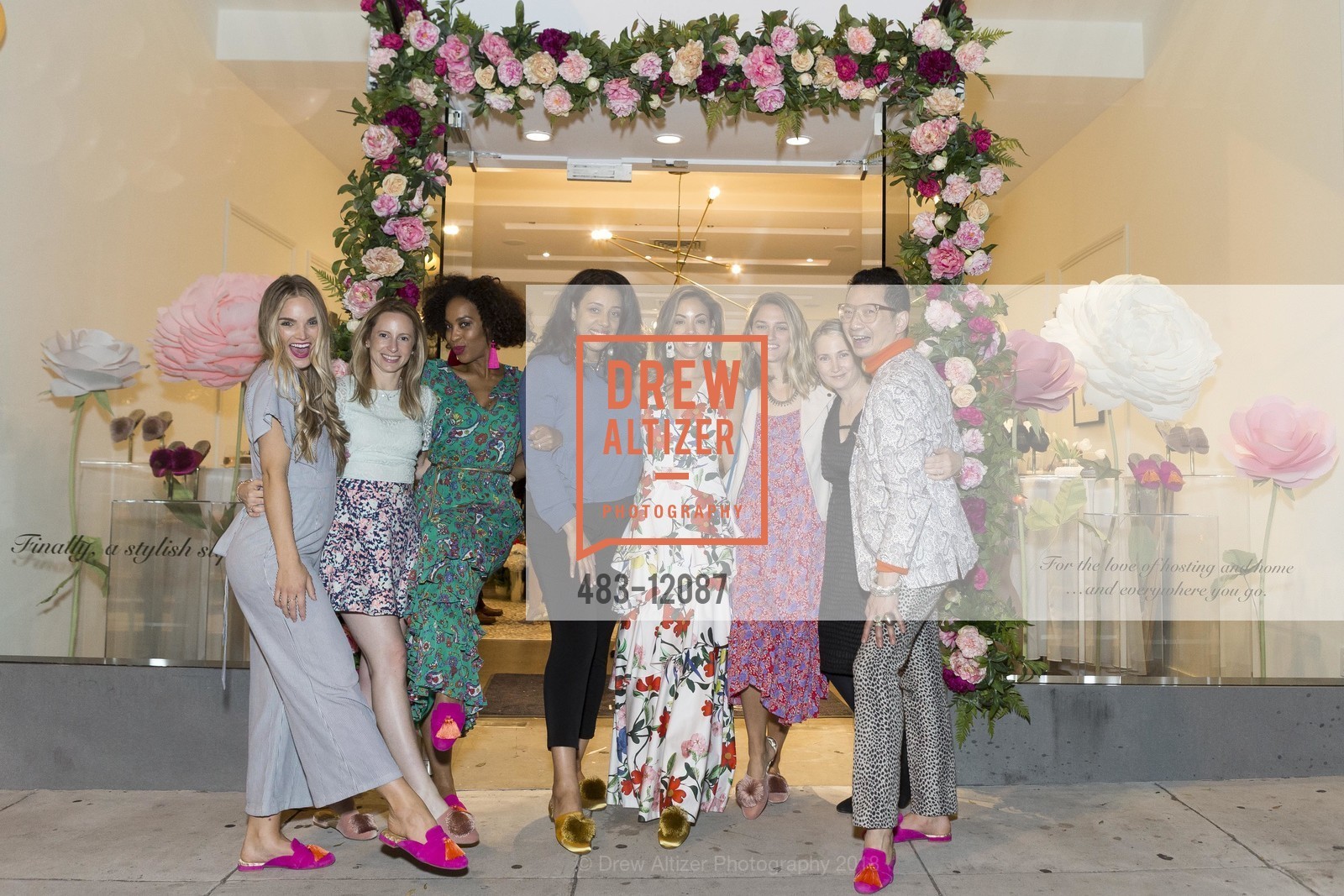 Danielle Murphy, Marisa Sharkey, LaToya McInnish, Wren Phelps, Bianca Gates, Katherine Law, Jacqueline Nasser, Lorence Manansala, Bianca's 40th Birthday Party and Birdies Launch, Birdies. 1934 Union Street, May 17th, 2018, Photo #483-12087 Danielle Murphy, Marisa Sharkey, LaToya McInnish, Wren Phelps, Bianca Gates, Katherine Law, Jacqueline Nasser, Lorence Manansala, Photo #483-12087