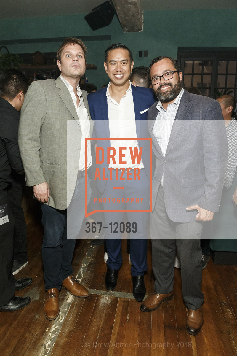 Josh Keene, Justin Roja, August Hall and Fifth Arrow Opening 2018, August Hall. 420 Mason Street, May 17th, 2018, Photo #367-12089 Josh Keene, Justin Roja, Photo #367-12089