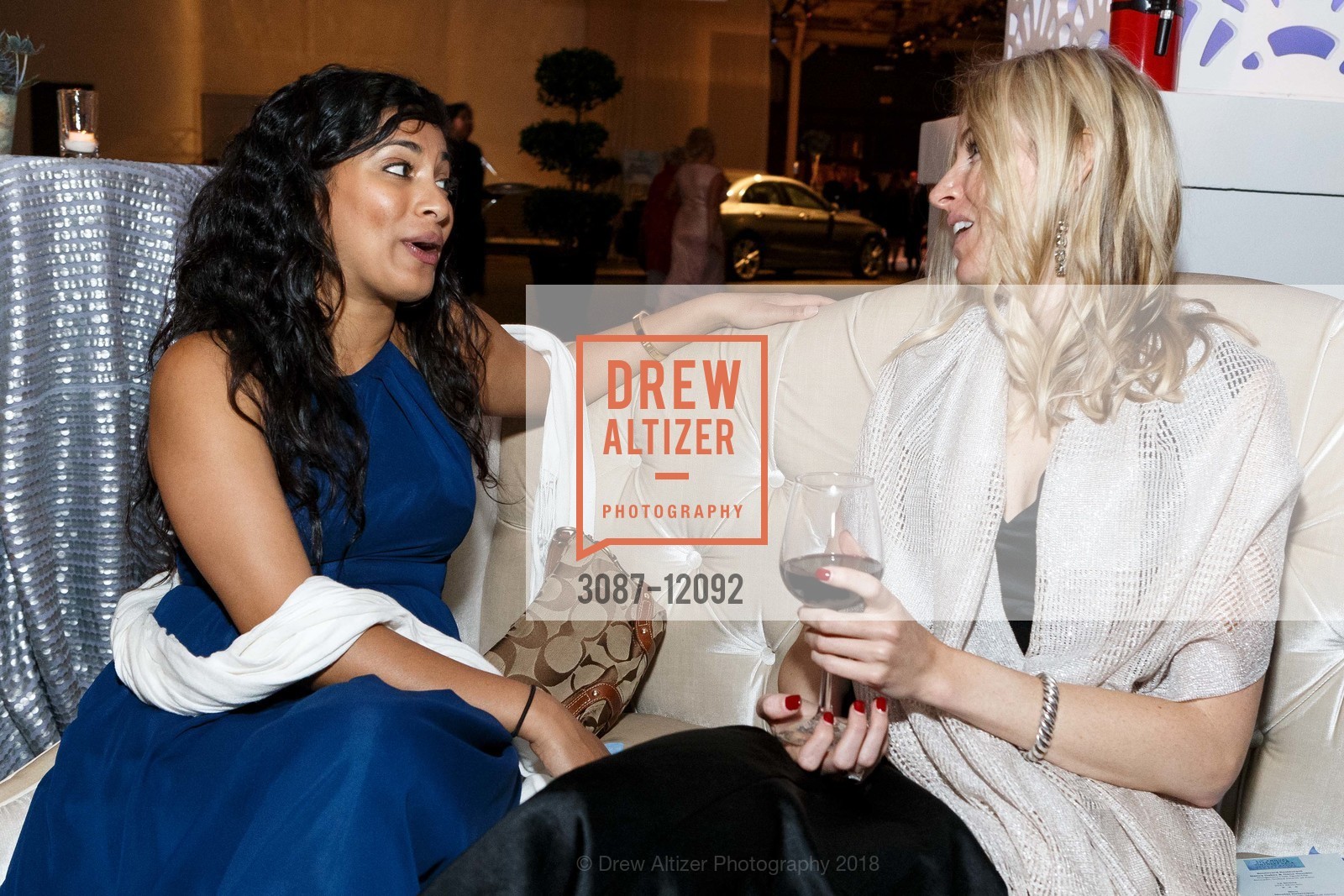 Joy Basu, Maura Burk, Meals on Wheels San Francisco 31st Annual Star Chefs and Vintners Gala 2018, Fort Mason Festival Pavillion. 2 Marina Boulevard, May 20th, 2018, Photo #3087-12092 Joy Basu, Maura Burk, Photo #3087-12092