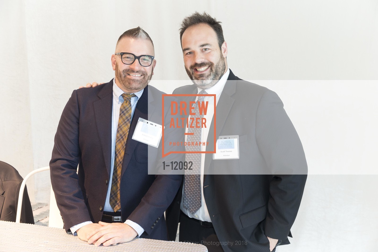 Robert Mullas, Scott Thomas, Meals on Wheels San Francisco 31st Annual Star Chefs and Vintners Gala 2018, Fort Mason Festival Pavillion. 2 Marina Boulevard, May 20th, 2018, Photo #1-12092 Robert Mullas, Scott Thomas, Photo #1-12092