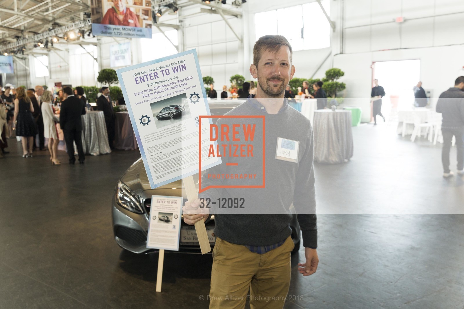 Joey Bosworth, Meals on Wheels San Francisco 31st Annual Star Chefs and Vintners Gala 2018, Fort Mason Festival Pavillion. 2 Marina Boulevard, May 20th, 2018, Photo #32-12092 Joey Bosworth, Photo #32-12092