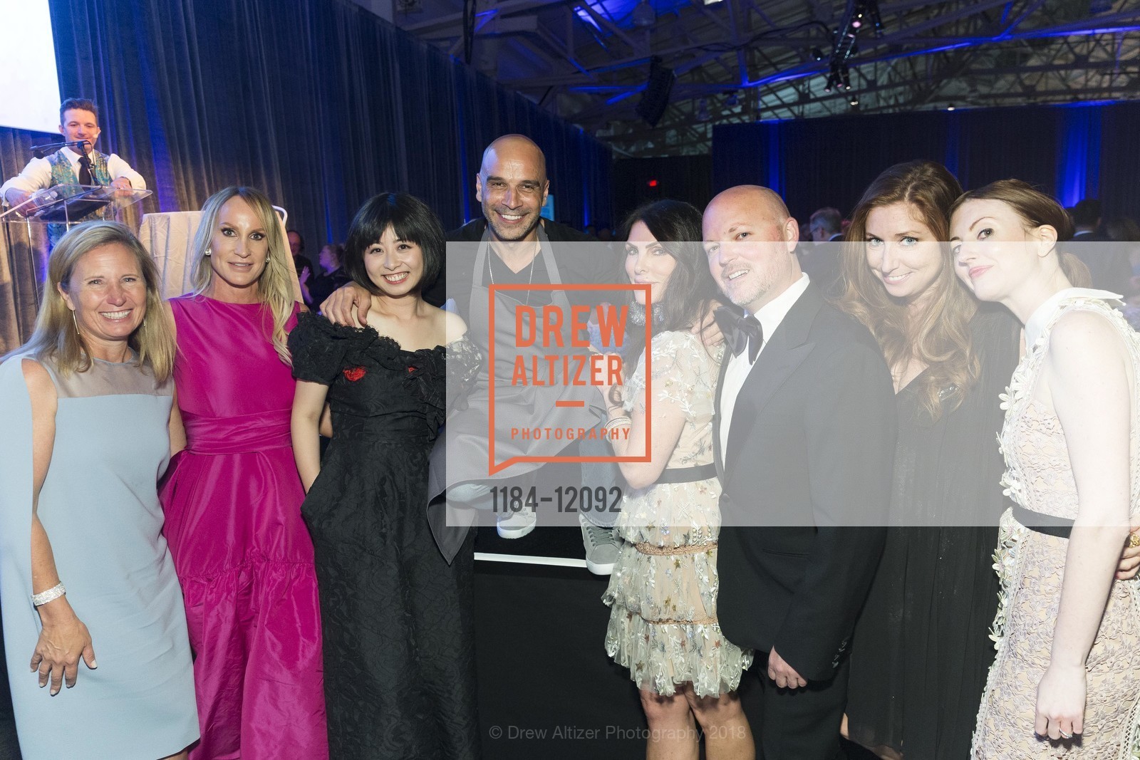 Celeste Allison, Yuka Uehara, Mourad Lahlou, Lisa Zabelle, David Nash, Katie Sweeney, Erin Carlson, Meals on Wheels San Francisco 31st Annual Star Chefs and Vintners Gala 2018, Fort Mason Festival Pavillion. 2 Marina Boulevard, May 20th, 2018, Photo #1184-12092 Celeste Allison, Yuka Uehara, Mourad Lahlou, Lisa Zabelle, David Nash, Katie Sweeney, Erin Carlson, Photo #1184-12092