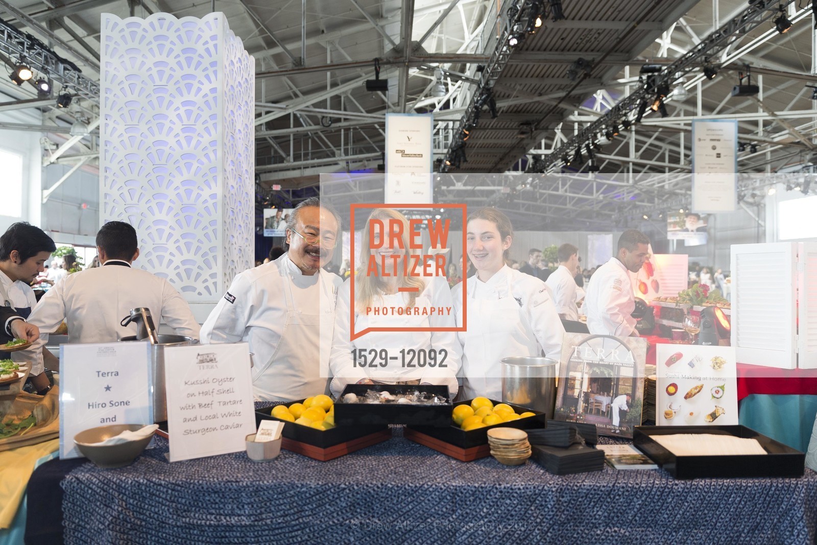 Hiro Sone, Lisa Doumani, Meals on Wheels San Francisco 31st Annual Star Chefs and Vintners Gala 2018, Fort Mason Festival Pavillion. 2 Marina Boulevard, May 20th, 2018, Photo #1529-12092 Hiro Sone, Lisa Doumani, Photo #1529-12092