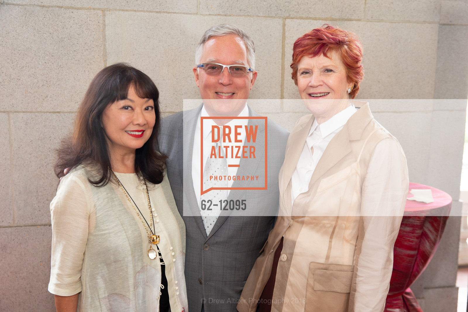 Rhonda Hirata, Greg McIntyre, Pamela Babey, Institute of Classical Architecture and Art (ICAA) Annual Julia Morgan Awards 2018, San Francisco War Memorial and Performing Arts Center, The Green Room. 401 Van Ness Avenue, May 21st, 2018, Photo #62-12095 Rhonda Hirata, Greg McIntyre, Pamela Babey, Photo #62-12095