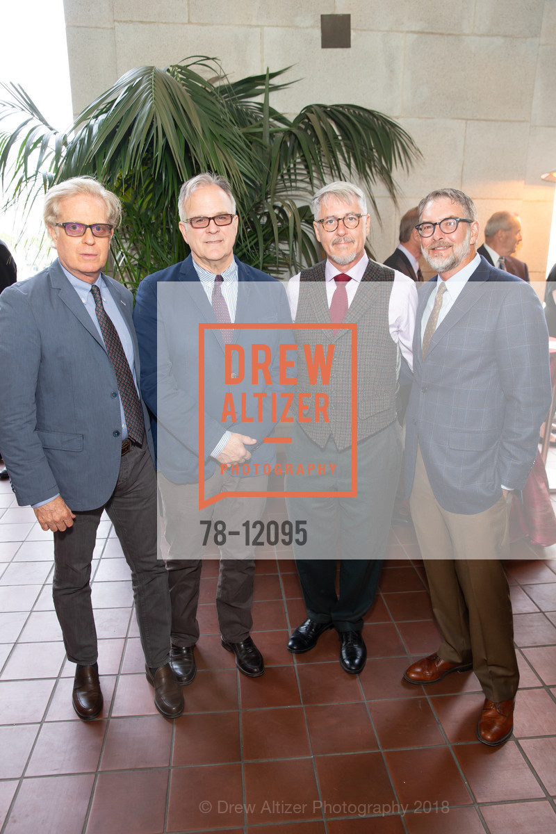 Chip Allemann, John Danzer, Daniel Bleakney-Formby, Howard Formby, Institute of Classical Architecture and Art (ICAA) Annual Julia Morgan Awards 2018, San Francisco War Memorial and Performing Arts Center, The Green Room. 401 Van Ness Avenue, May 21st, 2018, Photo #78-12095 Chip Allemann, John Danzer, Daniel Bleakney-Formby, Howard Formby, Photo #78-12095