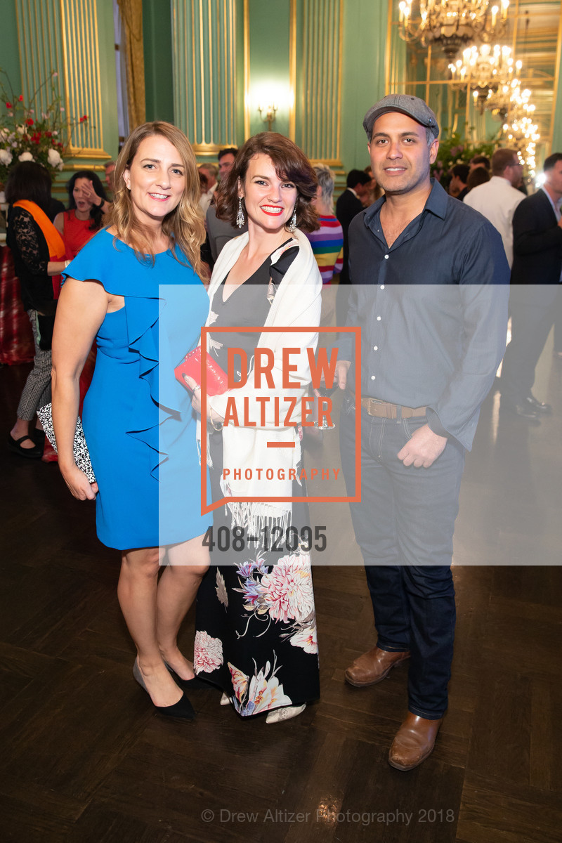 Kelly Vorves, Amanda Renee Seymour, Daniel Kalani, Institute of Classical Architecture and Art (ICAA) Annual Julia Morgan Awards 2018, San Francisco War Memorial and Performing Arts Center, The Green Room. 401 Van Ness Avenue, May 21st, 2018, Photo #408-12095 Kelly Vorves, Amanda Renee Seymour, Daniel Kalani, Photo #408-12095