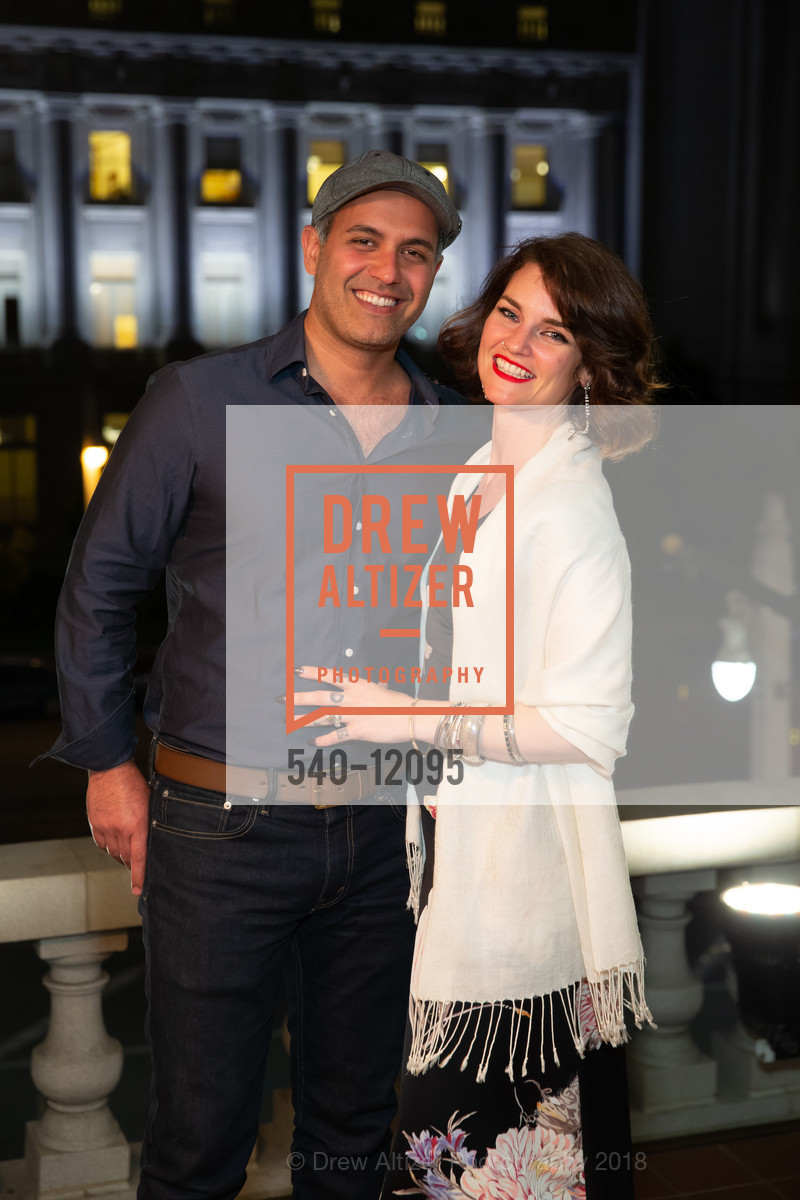 Daniel Kalani, Amanda Renee Seymour, Institute of Classical Architecture and Art (ICAA) Annual Julia Morgan Awards 2018, San Francisco War Memorial and Performing Arts Center, The Green Room. 401 Van Ness Avenue, May 21st, 2018, Photo #540-12095 Daniel Kalani, Amanda Renee Seymour, Photo #540-12095