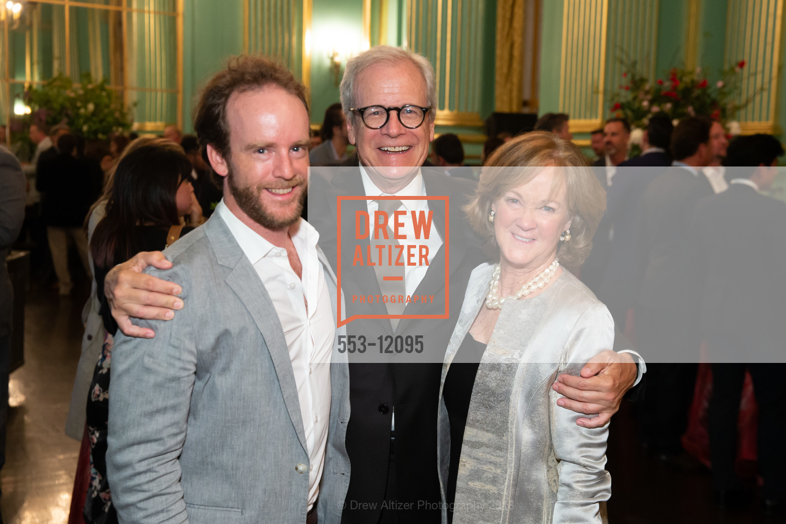 Colby Everdell, Coburn Everdell, Betsy Everdell, Institute of Classical Architecture and Art (ICAA) Annual Julia Morgan Awards 2018, San Francisco War Memorial and Performing Arts Center, The Green Room. 401 Van Ness Avenue, May 21st, 2018, Photo #553-12095 Colby Everdell, Coburn Everdell, Betsy Everdell, Photo #553-12095