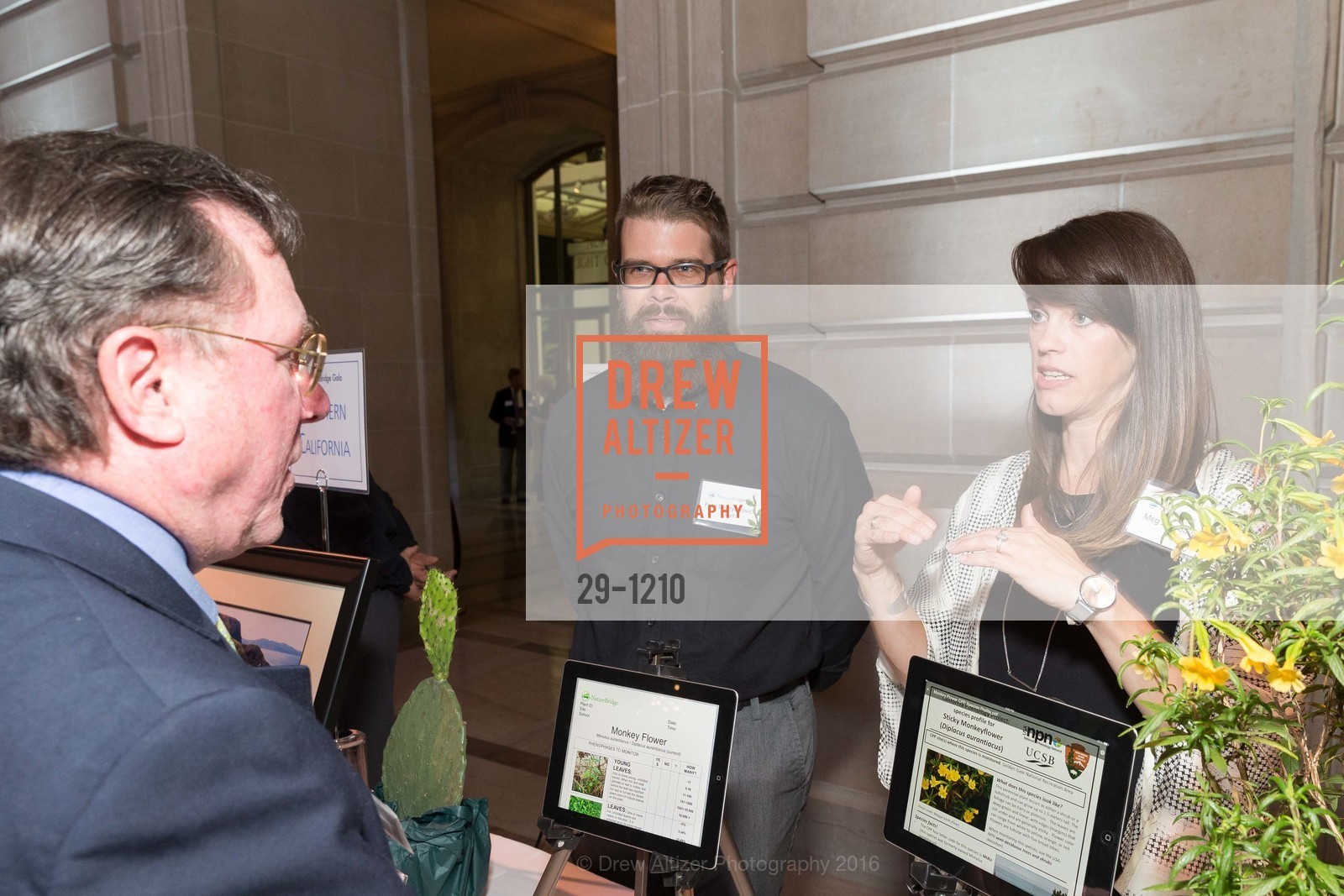 David Brown, Pete Demyanovich, Meg Jakubowski, NatureBridge Gala: An Evening with NatureBridge, San Francisco City Hall. 1 Dr Carlton B Goodlett Pl, May 18th, 2016, Photo #29-1210 David Brown, Pete Demyanovich, Meg Jakubowski, Photo #29-1210