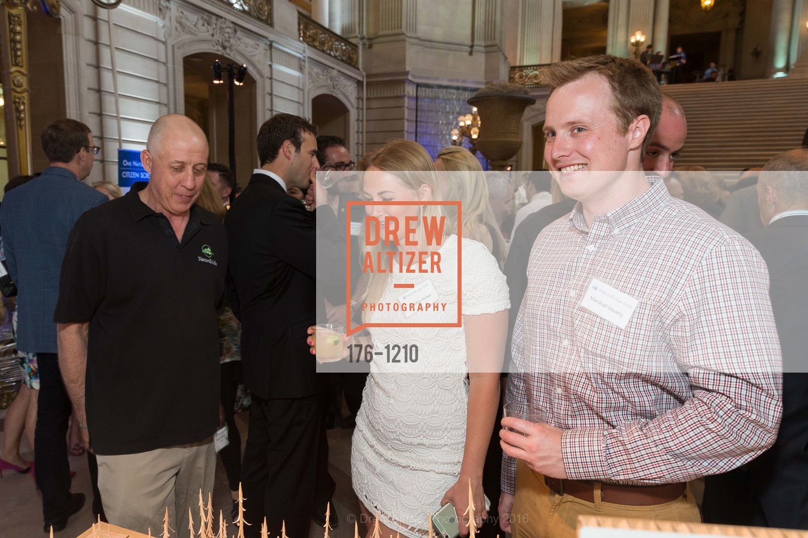 Moose Mutlow, Giordon Potter, Marshall Downy, NatureBridge Gala: An Evening with NatureBridge, San Francisco City Hall. 1 Dr Carlton B Goodlett Pl, May 18th, 2016, Photo #176-1210 Moose Mutlow, Giordon Potter, Marshall Downy, Photo #176-1210