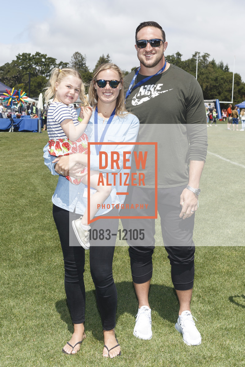 Audrey Staley, Carrie Staley, Joe Staley, Children's Champions 2018, Menlo College, Cartan Athletic Field. 1000 El Camino Real, May 19th, 2018, Photo #1083-12105 Audrey Staley, Carrie Staley, Joe Staley, Photo #1083-12105