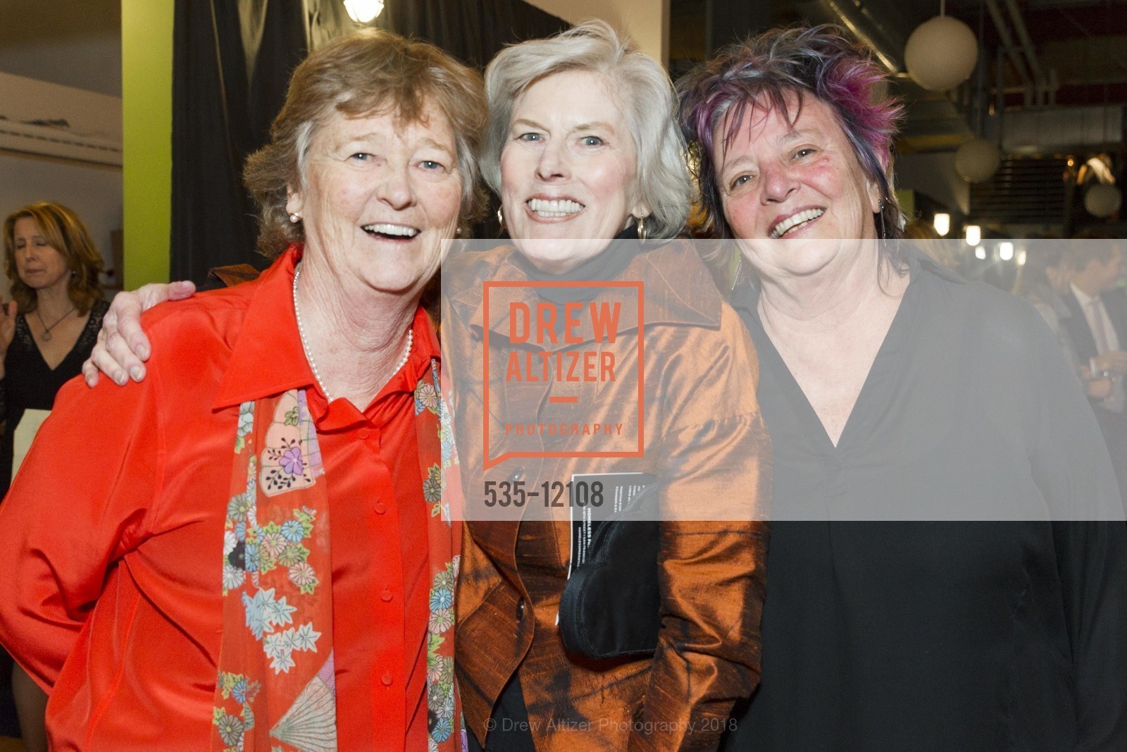 Martha Ryan, Sandra Treacy, Beverly Ashworth, Our House Gala 2018, Homeless Prenatal Program. 2500 18th Street, May 19th, 2018, Photo #535-12108 Martha Ryan, Sandra Treacy, Beverly Ashworth, Photo #535-12108