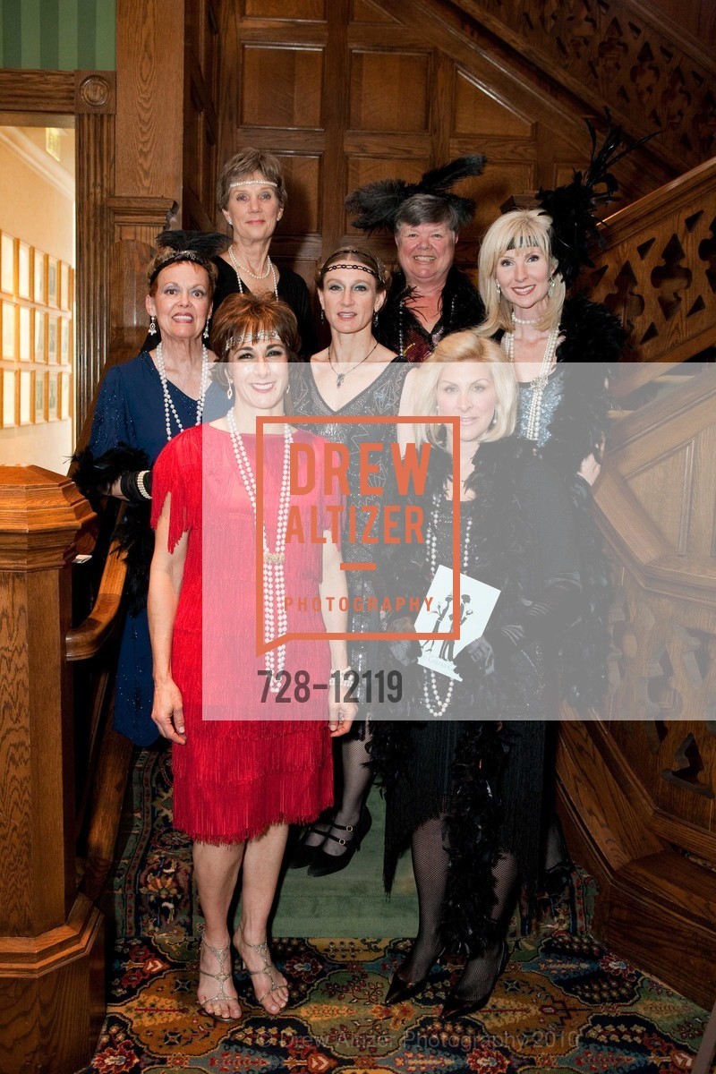 FRONT Mary Lee Dele, Stephanie Flynn, SECOND ROW Suzanne Sullivan, Jean Garcia, Laura Peterson, BACK Kathy Beardley, Kathy Cook, Laura Peterson, Photo #728-12119