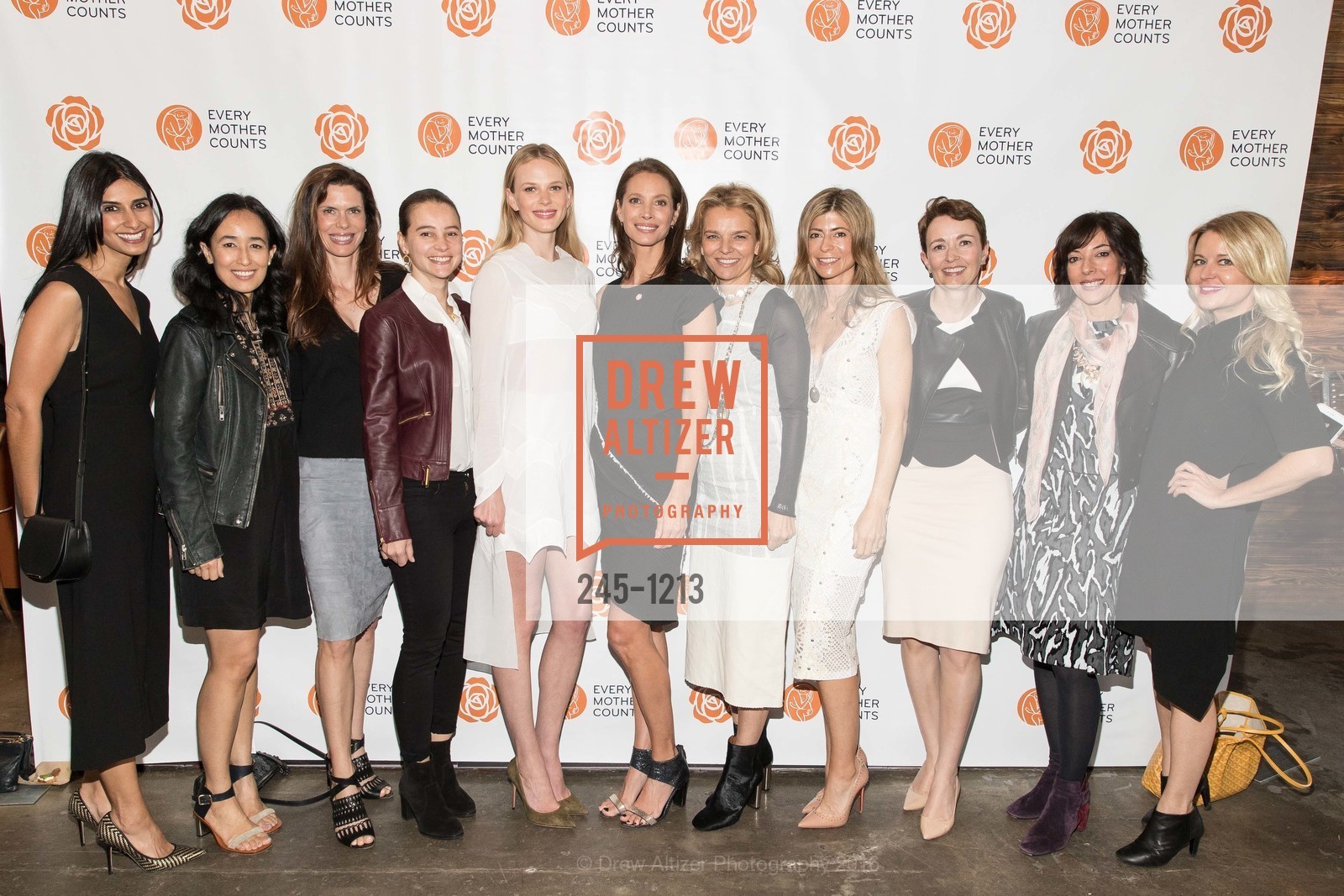 Shilpa Shah, Mariam Naficy, Lynne Benioff, Bradley James, Anne V, Christy Turlington Burns, Leigh Matthes, Alexandra Wells, Suzette Clarke, Leslie Blodgett, Christiane Lemieux, Every Mother Counts Mpower Luncheon San Francisico, Bluxome Street Winery. 3 Bluxome St, May 19th, 2016, Photo #245-1213 Shilpa Shah, Mariam Naficy, Lynne Benioff, Bradley James, Anne V, Christy Turlington Burns, Leigh Matthes, Alexandra Wells, Suzette Clarke, Leslie Blodgett, Christiane Lemieux, Photo #245-1213
