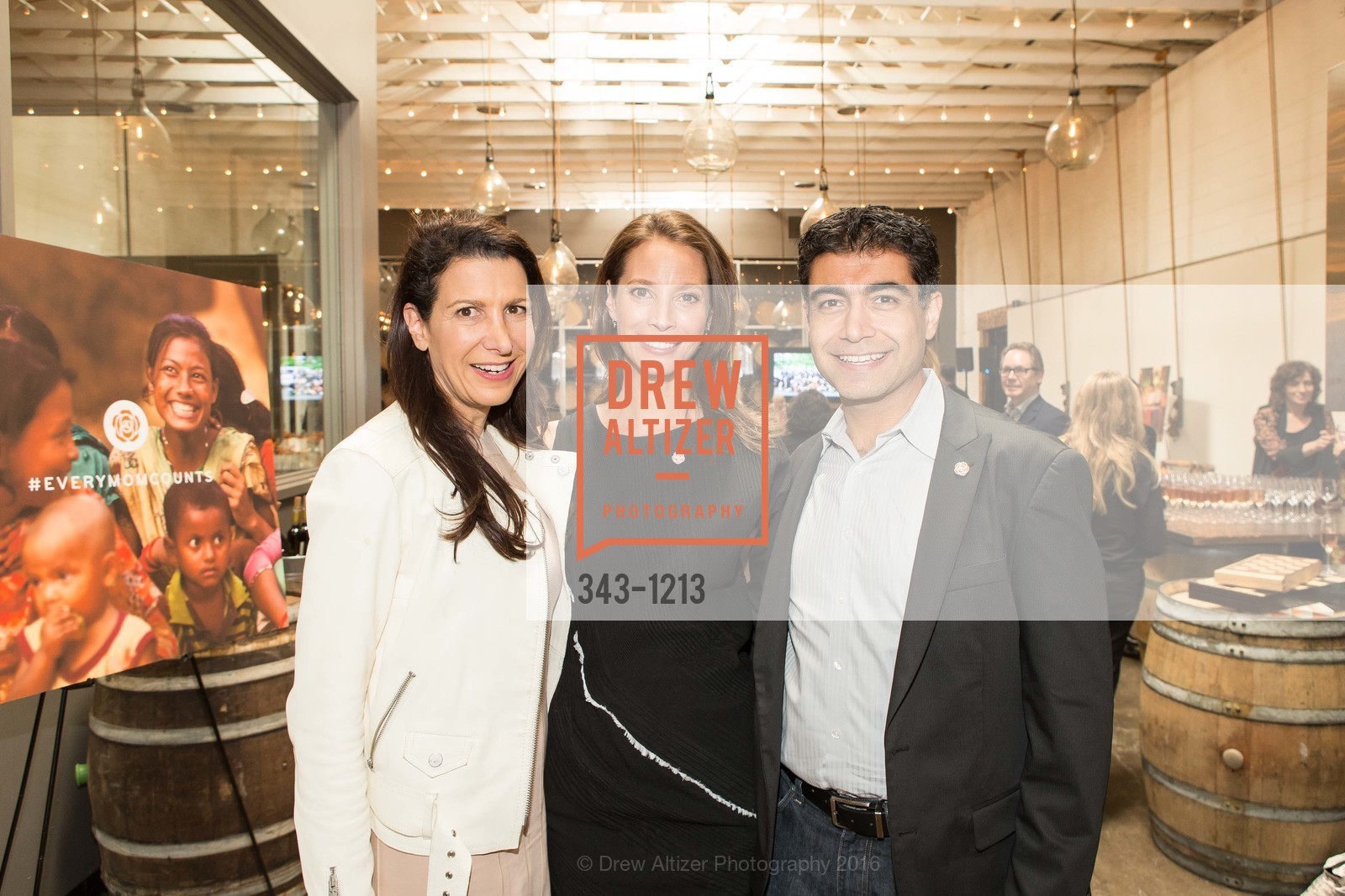 Tina Sharkey, Christy Turlington Burns, Reza Behforooz, Every Mother Counts Mpower Luncheon San Francisico, Bluxome Street Winery. 3 Bluxome St, May 19th, 2016, Photo #343-1213 Tina Sharkey, Christy Turlington Burns, Reza Behforooz, Photo #343-1213