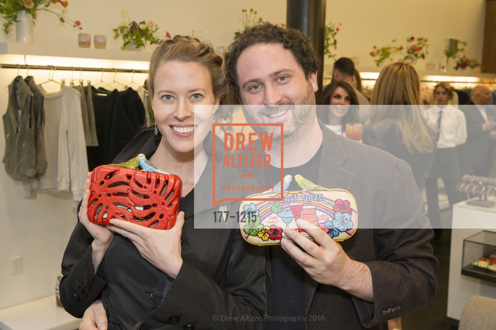 Noelle Moseley, Brian Singerman, Maison de Mode x SF Pop Up, MAISON DE MODE pop-up. 125 Maiden Lane, May 19th, 2016, Photo #177-1215 Noelle Moseley, Brian Singerman, Photo #177-1215