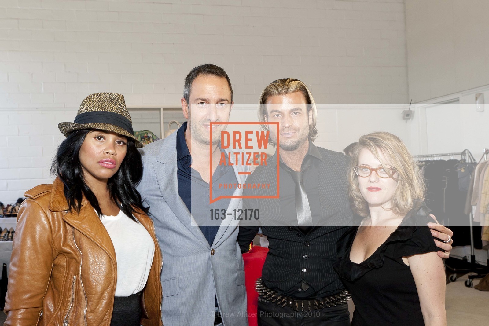 Mayasha Long, Christos Garkinos, Todd Smookler, Jessica Langer, DECADESTWO Pop-Up Store Pops Up In The Fort Mason Firehouse, Fort Mason Firehouse, June 18th, 2010, Photo #163-12170 Mayasha Long, Christos Garkinos, Todd Smookler, Jessica Langer, Photo #163-12170