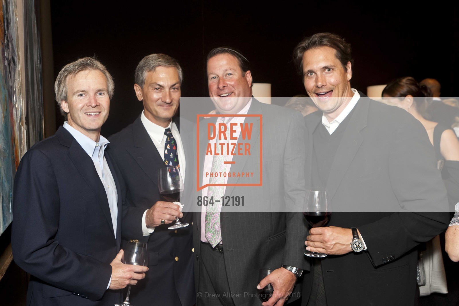 Tom Monahan, Christopher Zuber, Charles Loucks, Mark Gustavson, SF Symphony 2010 Opening Night Gala Symphony Supper Launch, US, June 24th, 2010, Photo #864-12191 Tom Monahan, Christopher Zuber, Charles Loucks, Mark Gustavson, Photo #864-12191