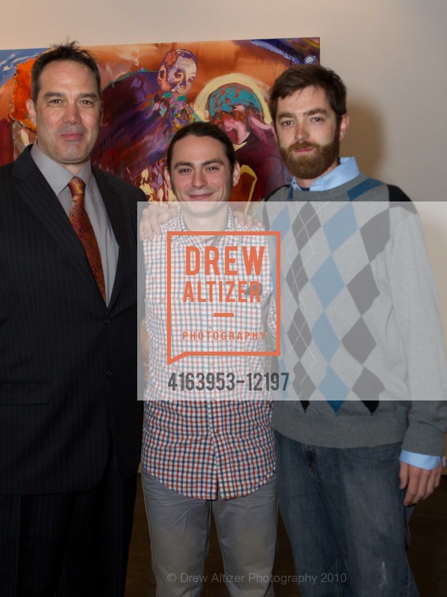 Jack Leamy, Jono Goodman, Nicholas Conrad Miller, Preview Party for San Francisco Art Institute 2010 MFA Graduate Exhibition / Vernissage, US, May 14th, 2010, Photo #4163953-12197 Jack Leamy, Jono Goodman, Nicholas Conrad Miller, Photo #4163953-12197