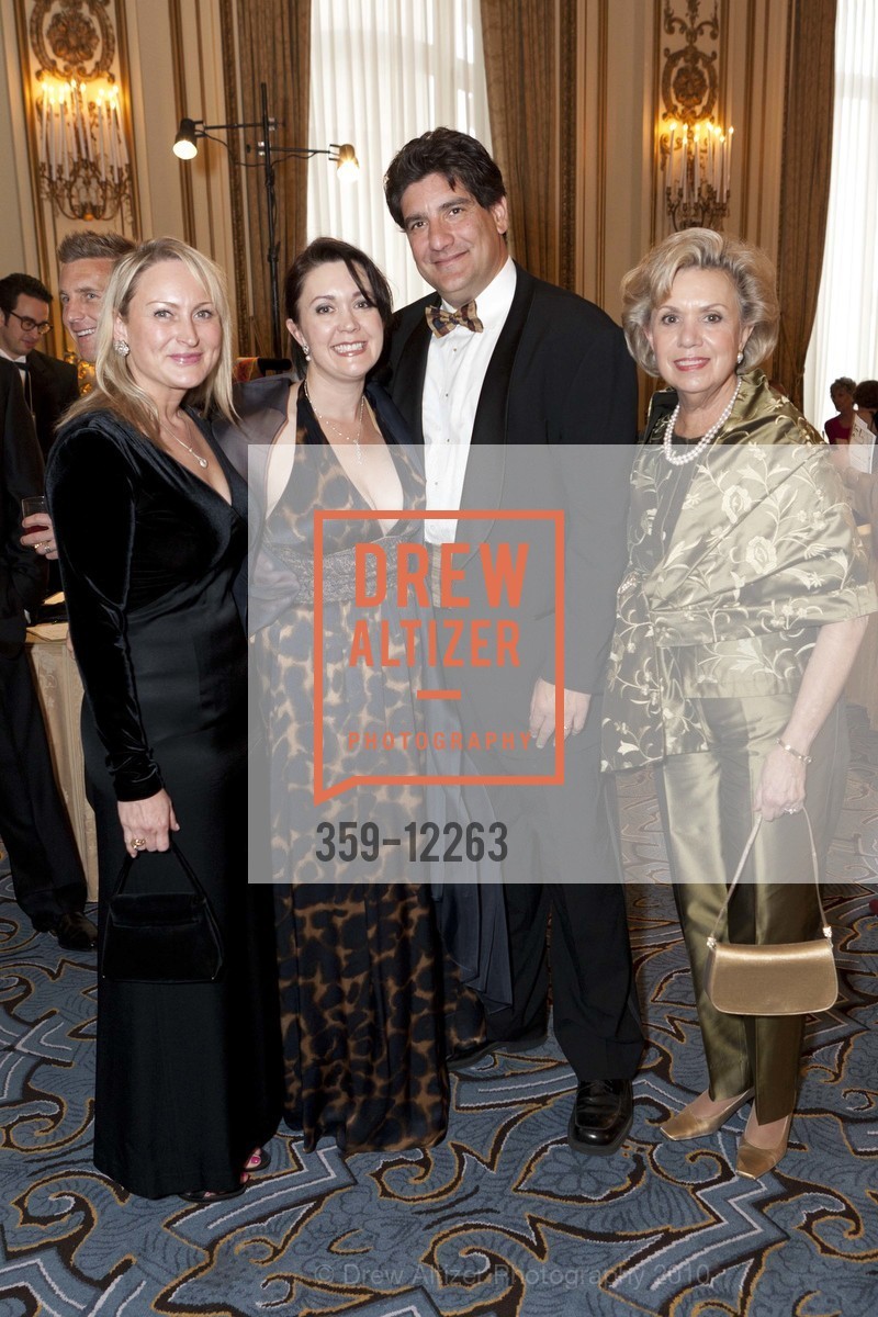 Susan Rankin, Amii Barnard-Bahn, Michael Bahn, Barbra Buchman, Merola Opera Program’s Spring Benefit, US, May 16th, 2010, Photo #359-12263 Susan Rankin, Amii Barnard-Bahn, Michael Bahn, Barbra Buchman, Photo #359-12263