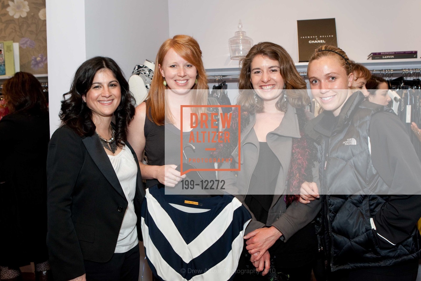 Monica Bannan, Sara Pedersen, Emma Acker, Melissa Buron, Philanthropist Boutique hosts reception benefiting Dress for Success, US, April 20th, 2010, Photo #199-12272 Monica Bannan, Sara Pedersen, Emma Acker, Melissa Buron, Photo #199-12272