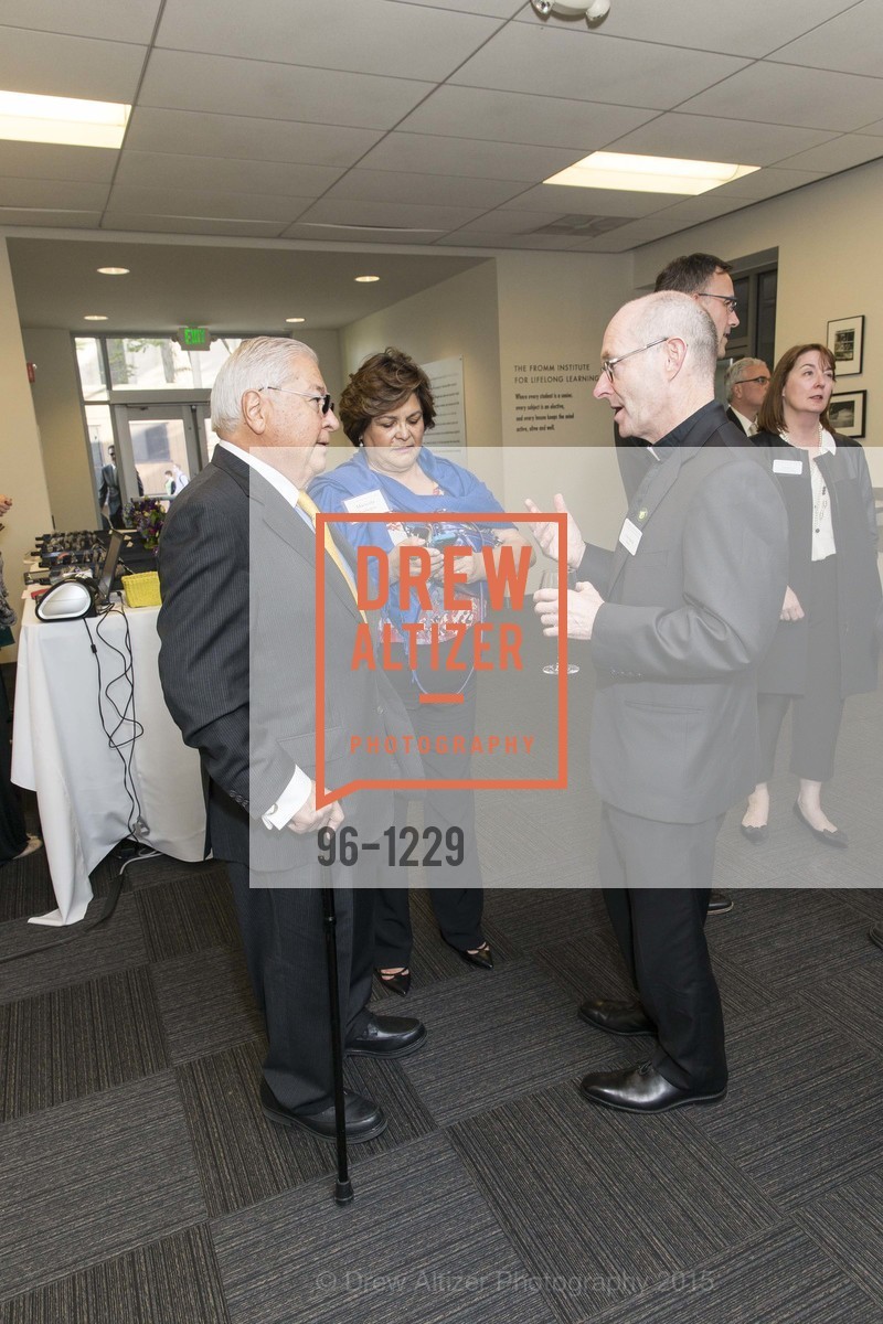 Herman Gallegos, Maricela Gallegos, Father Paul Fitzgerald, USF California Prize Dinner, University of San Francisco. San Francisco, California, March 29th, 2015, Photo #96-1229 Herman Gallegos, Maricela Gallegos, Father Paul Fitzgerald, Photo #96-1229