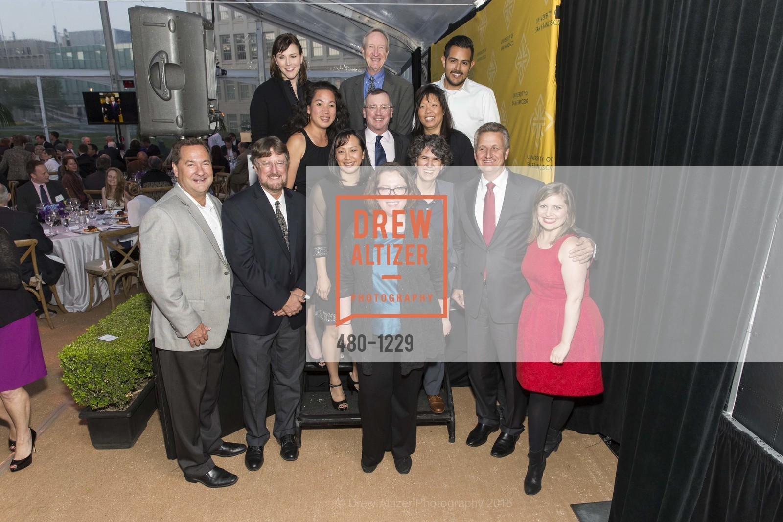 Group Picture, USF California Prize Dinner, University of San Francisco. San Francisco, California, March 29th, 2015, Photo #480-1229 Group Picture, Photo #480-1229