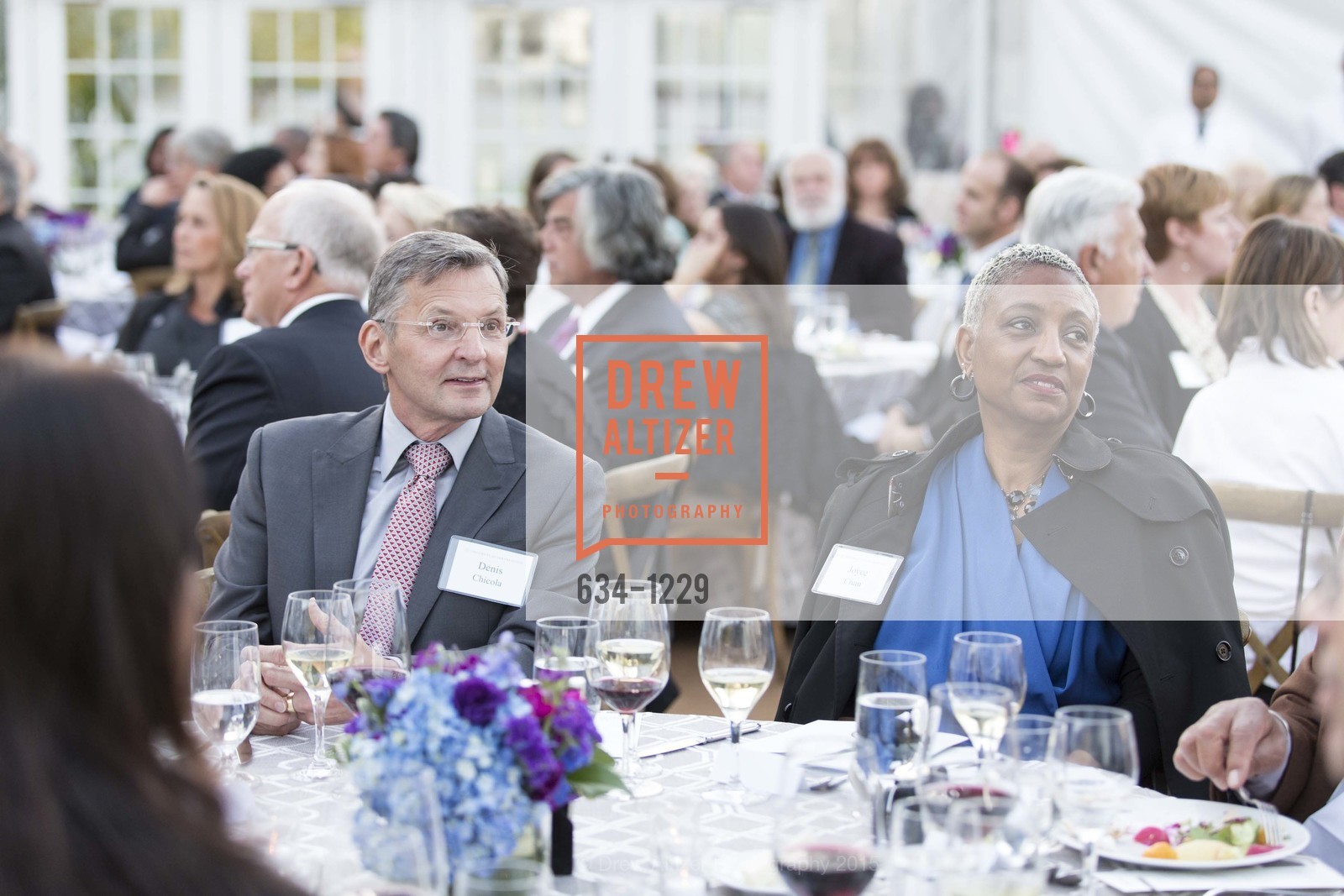 Denis Chicola, Joyce Crum, USF California Prize Dinner, University of San Francisco. San Francisco, California, March 29th, 2015, Photo #634-1229 Denis Chicola, Joyce Crum, Photo #634-1229