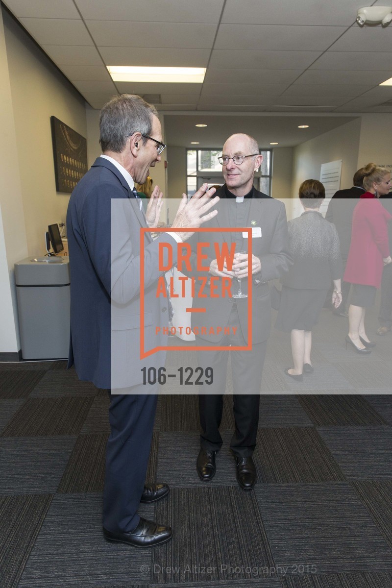 Ira Hirschfield, Father Paul Fitzgerald, USF California Prize Dinner, University of San Francisco. San Francisco, California, March 29th, 2015, Photo #106-1229 Ira Hirschfield, Father Paul Fitzgerald, Photo #106-1229