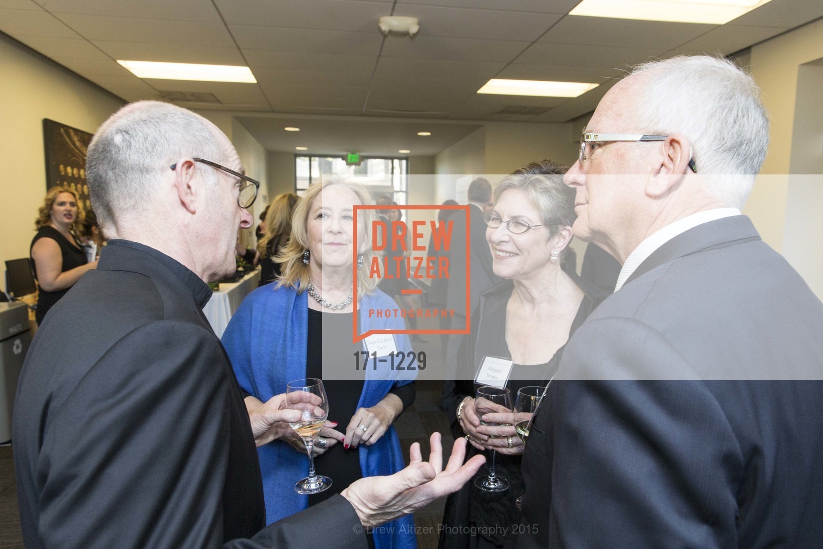 Dean Elizabeth Davis, Margaret Tempero, Richard Tempero, USF California Prize Dinner, University of San Francisco. San Francisco, California, March 29th, 2015, Photo #171-1229 Dean Elizabeth Davis, Margaret Tempero, Richard Tempero, Photo #171-1229