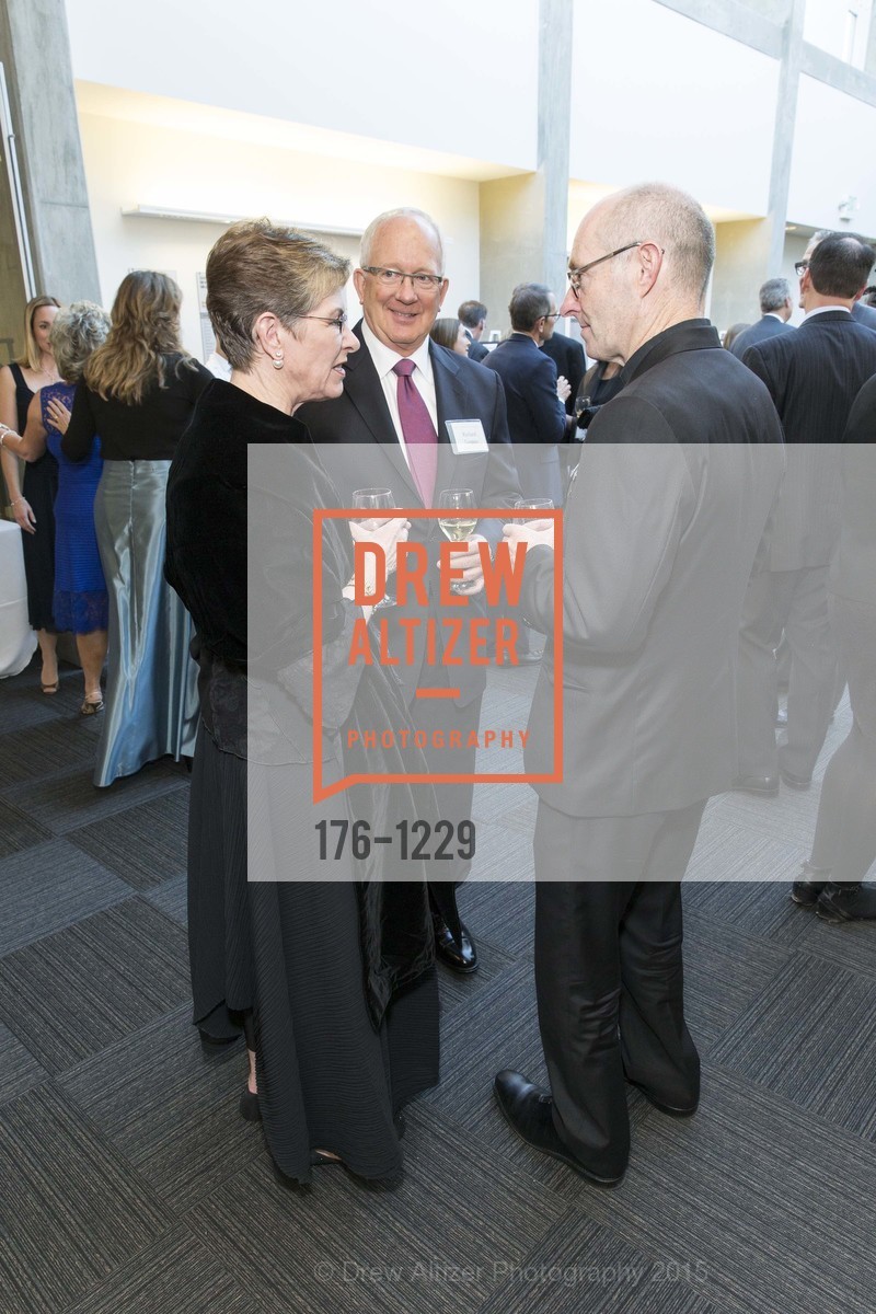 Margaret Tempero, Richard Tempero, Father Paul Fitzgerald, USF California Prize Dinner, University of San Francisco. San Francisco, California, March 29th, 2015, Photo #176-1229 Margaret Tempero, Richard Tempero, Father Paul Fitzgerald, Photo #176-1229