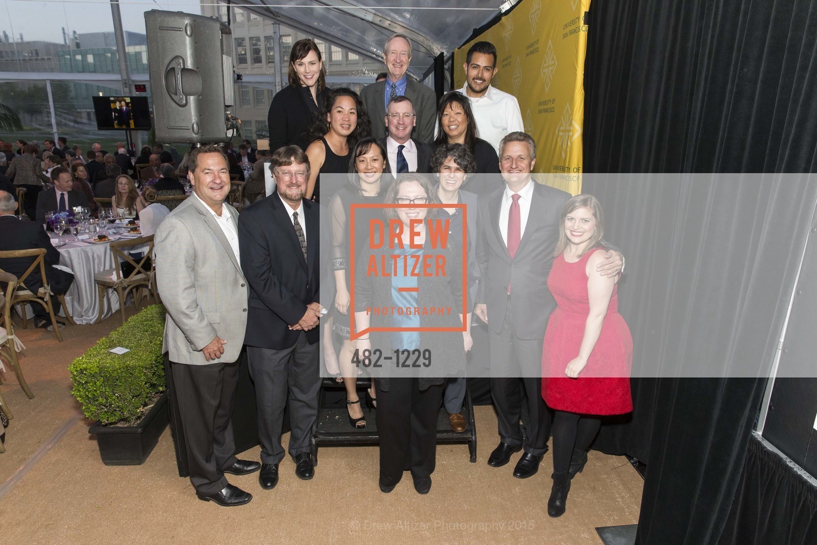 Group Picture, USF California Prize Dinner, University of San Francisco. San Francisco, California, March 29th, 2015, Photo #482-1229 Group Picture, Photo #482-1229