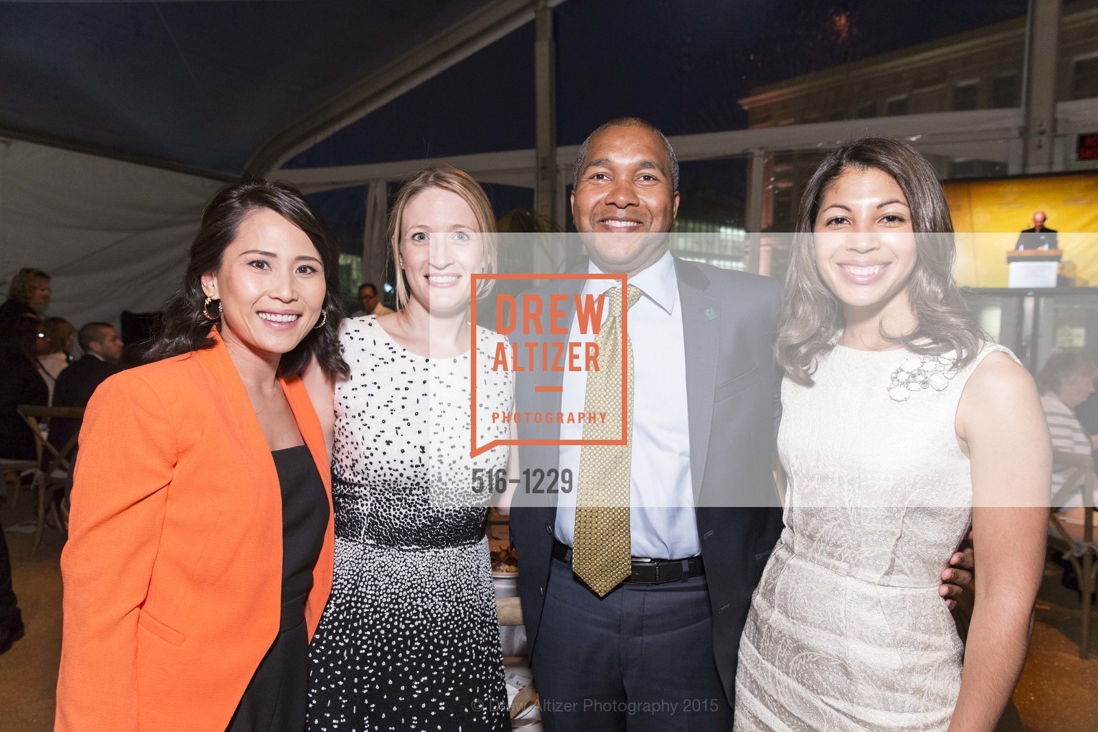 Vicky Nguyen, Holly Hogan, Preston Walton, Danielle Hinton, USF California Prize Dinner, University of San Francisco. San Francisco, California, March 29th, 2015, Photo #516-1229 Vicky Nguyen, Holly Hogan, Preston Walton, Danielle Hinton, Photo #516-1229