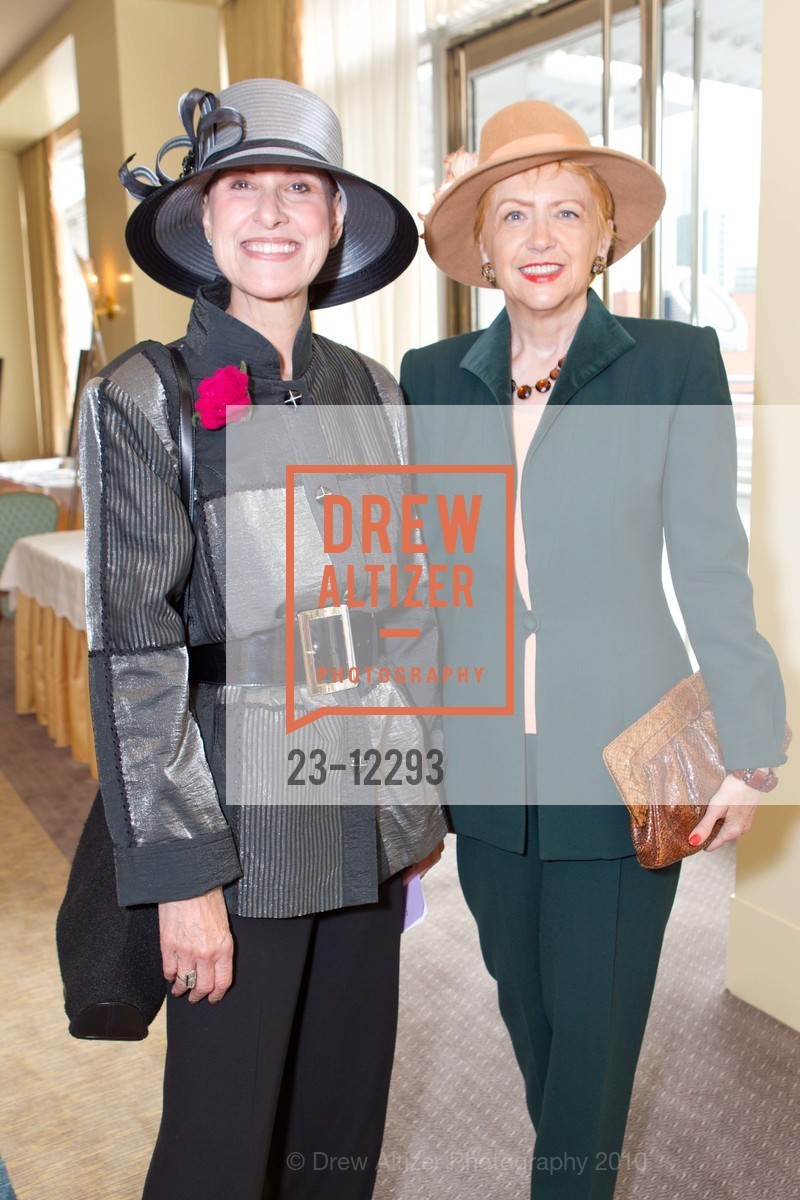 JR Nuerge, Sandra Foster Lovas, HAUTE HATS: The San Francisco Garden Club annual luncheon Benefit, US, October 29th, 2010, Photo #23-12293 JR Nuerge, Sandra Foster Lovas, Photo #23-12293