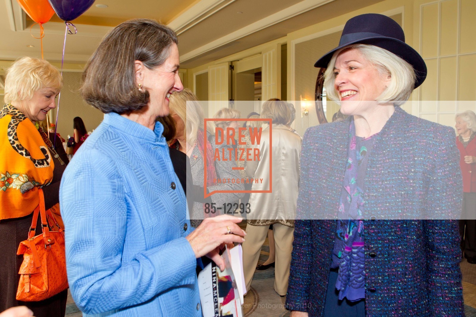 Mary Casey, Maureen Fox, HAUTE HATS: The San Francisco Garden Club annual luncheon Benefit, US, October 29th, 2010, Photo #85-12293 Mary Casey, Maureen Fox, Photo #85-12293
