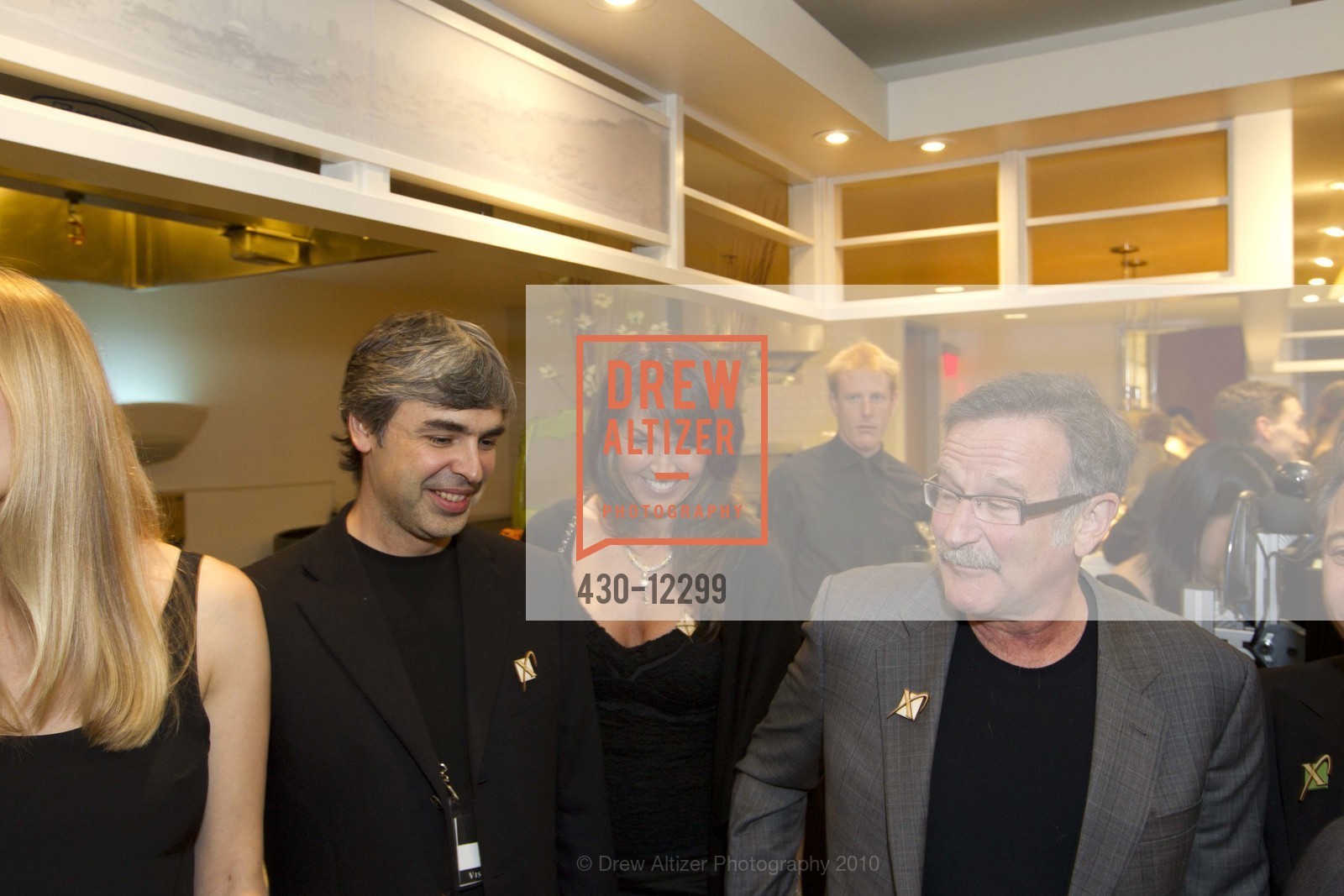 Lucy Southworth, Larry Page, Robin Williams, XPrize: A Radical Benefit to Humanity, US, May 16th, 2010, Photo #430-12299 Lucy Southworth, Larry Page, Robin Williams, Photo #430-12299