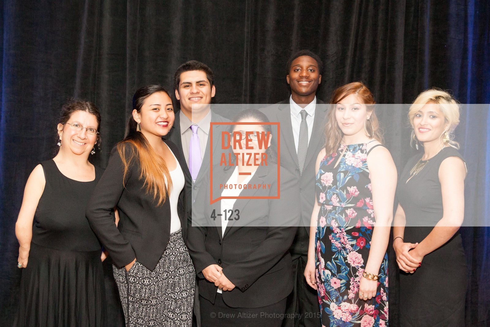 Jennifer Berger, Aeris Velasco, Joe Armijo, Carmen Sosa, Khari Brown, Yuri Huerta, Natasha Alani, 2015 Boys and Girls Club Annual Gala, The Fairmont San Francisco. 950 Mason St, May 20th, 2015