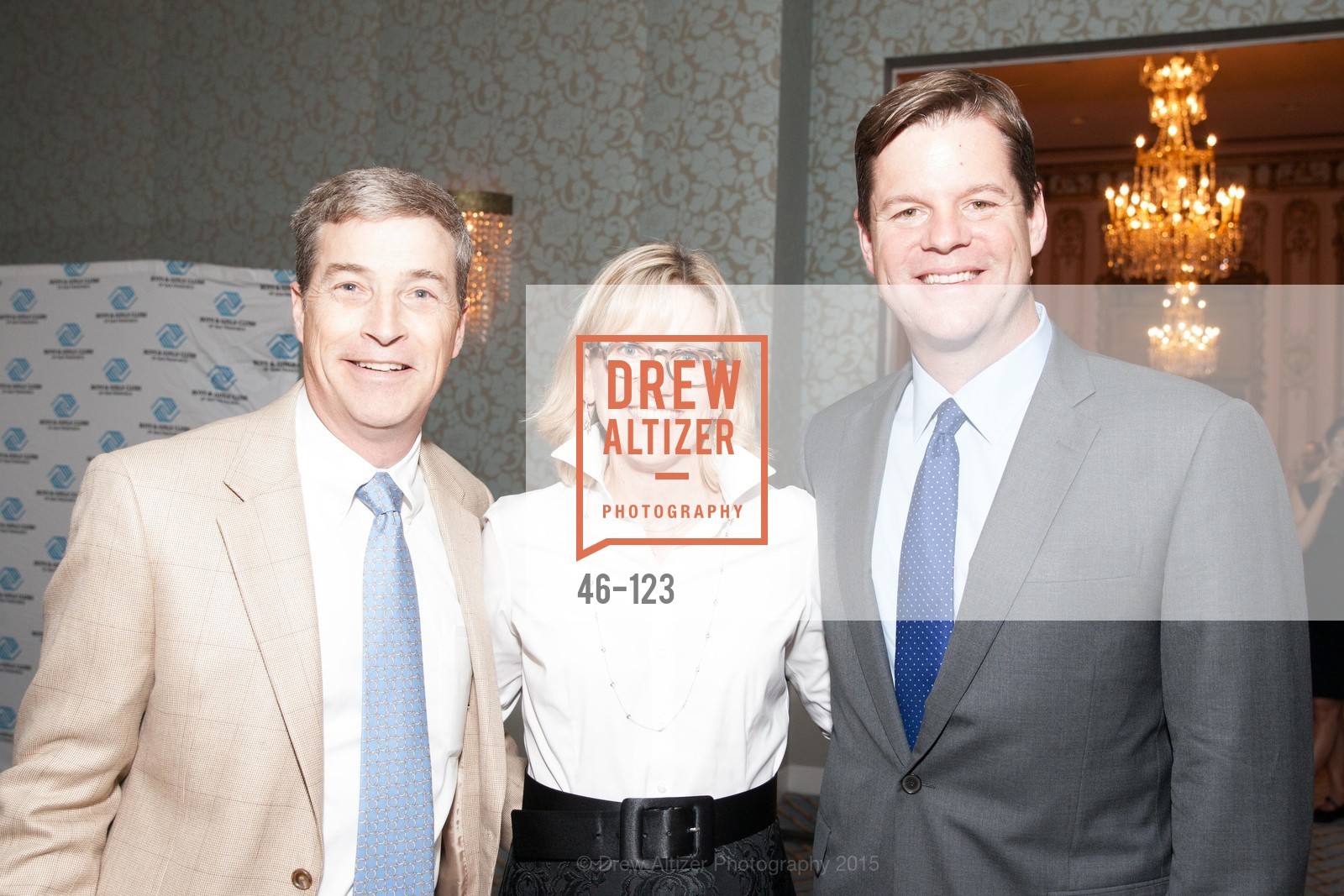 Bruce Callander, Barbee Callander, Mark Farrell, Gucci & Vogue Dinner, The Fairmont San Francisco. 950 Mason St, May 20th, 2015, Photo #46-123 Bruce Callander, Barbee Callander, Mark Farrell, Photo #46-123