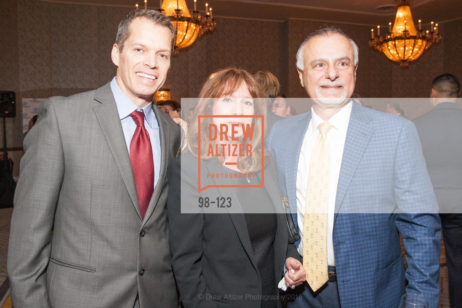 Rob Connolly, Dolores Arabian, Gary Arabian, Gucci & Vogue Dinner, The Fairmont San Francisco. 950 Mason St, May 20th, 2015, Photo #98-123 Rob Connolly, Dolores Arabian, Gary Arabian, Photo #98-123
