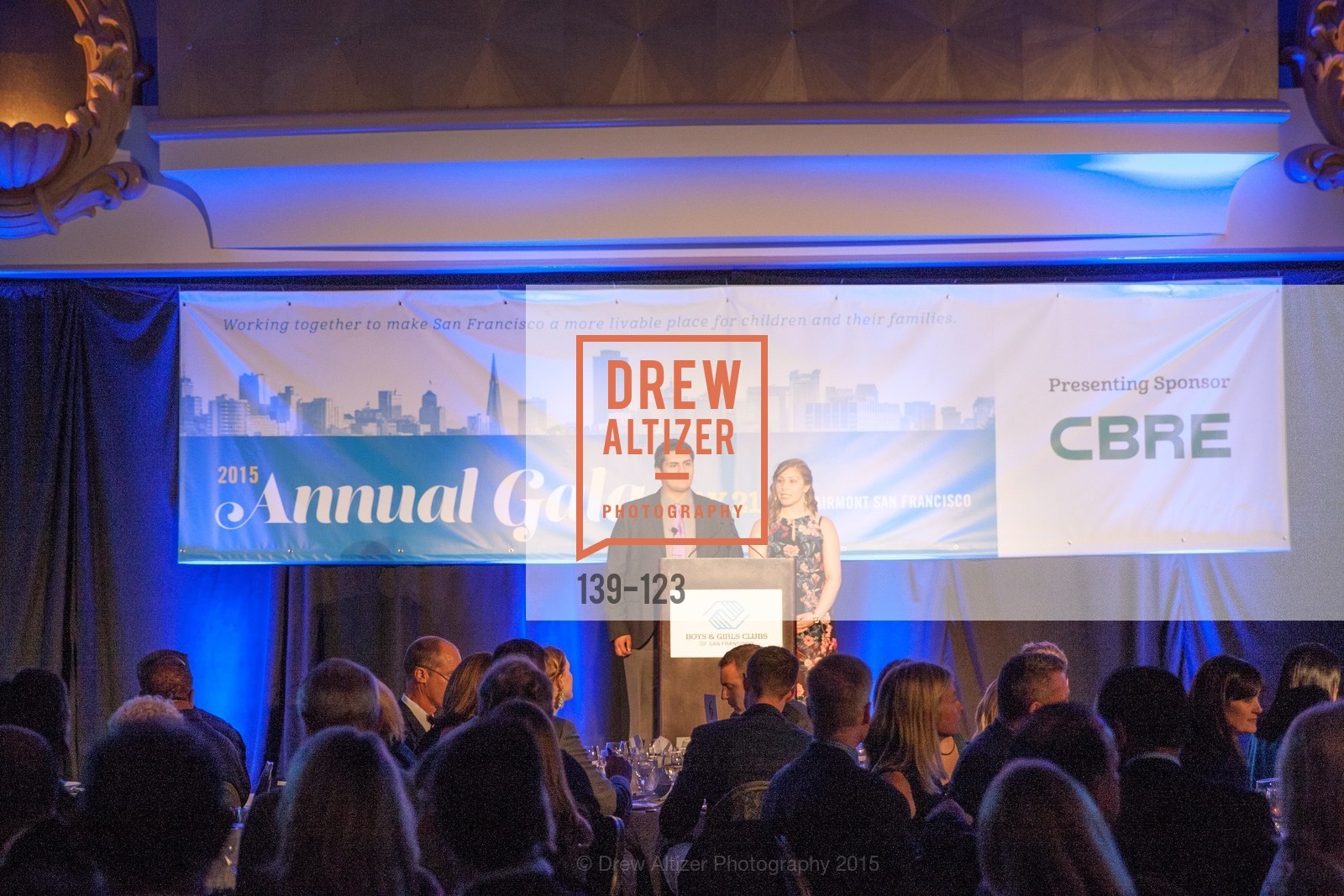 Joe Armijo, Yuri Huerta, 2015 Boys and Girls Club Annual Gala, The Fairmont San Francisco. 950 Mason St, May 20th, 2015