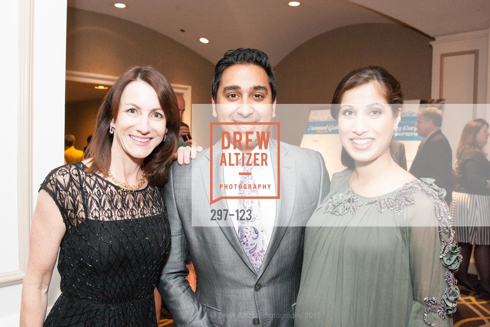 Stephanie Mellin, Ashul Govil, Angeli Jain, Gucci & Vogue Dinner, The Fairmont San Francisco. 950 Mason St, May 20th, 2015, Photo #297-123 Stephanie Mellin, Ashul Govil, Angeli Jain, Photo #297-123