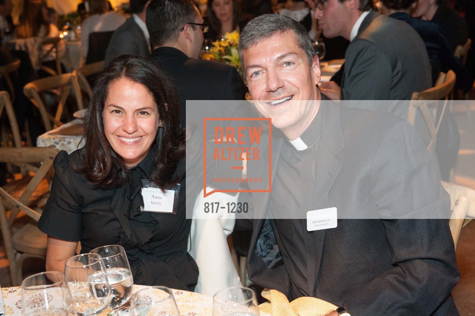 Anna Morfit, Steve Katsouros, USF California Prize for Service & the Common Good, University of San Francisco. San Francisco, California, October 29th, 2013, Photo #817-1230 Anna Morfit, Steve Katsouros, Photo #817-1230