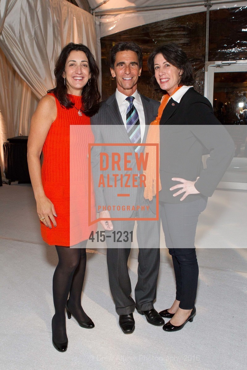 Pam Baer, Mark Leno, Christine Pelosi, USF California Prize, University of San Francisco. San Francisco, California, May 25th, 2016, Photo #415-1231 Pam Baer, Mark Leno, Christine Pelosi, Photo #415-1231