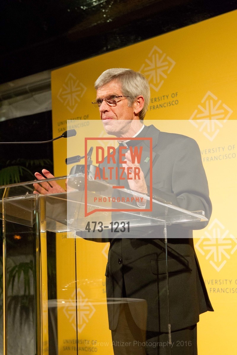 Father Steve Privett, USF California Prize, University of San Francisco. San Francisco, California, May 25th, 2016, Photo #473-1231 Father Steve Privett, Photo #473-1231