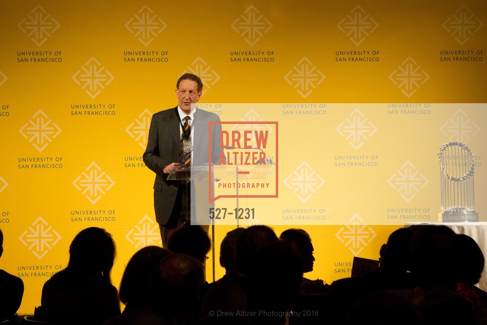 Larry Baer, USF California Prize, University of San Francisco. San Francisco, California, May 25th, 2016, Photo #527-1231 Larry Baer, Photo #527-1231