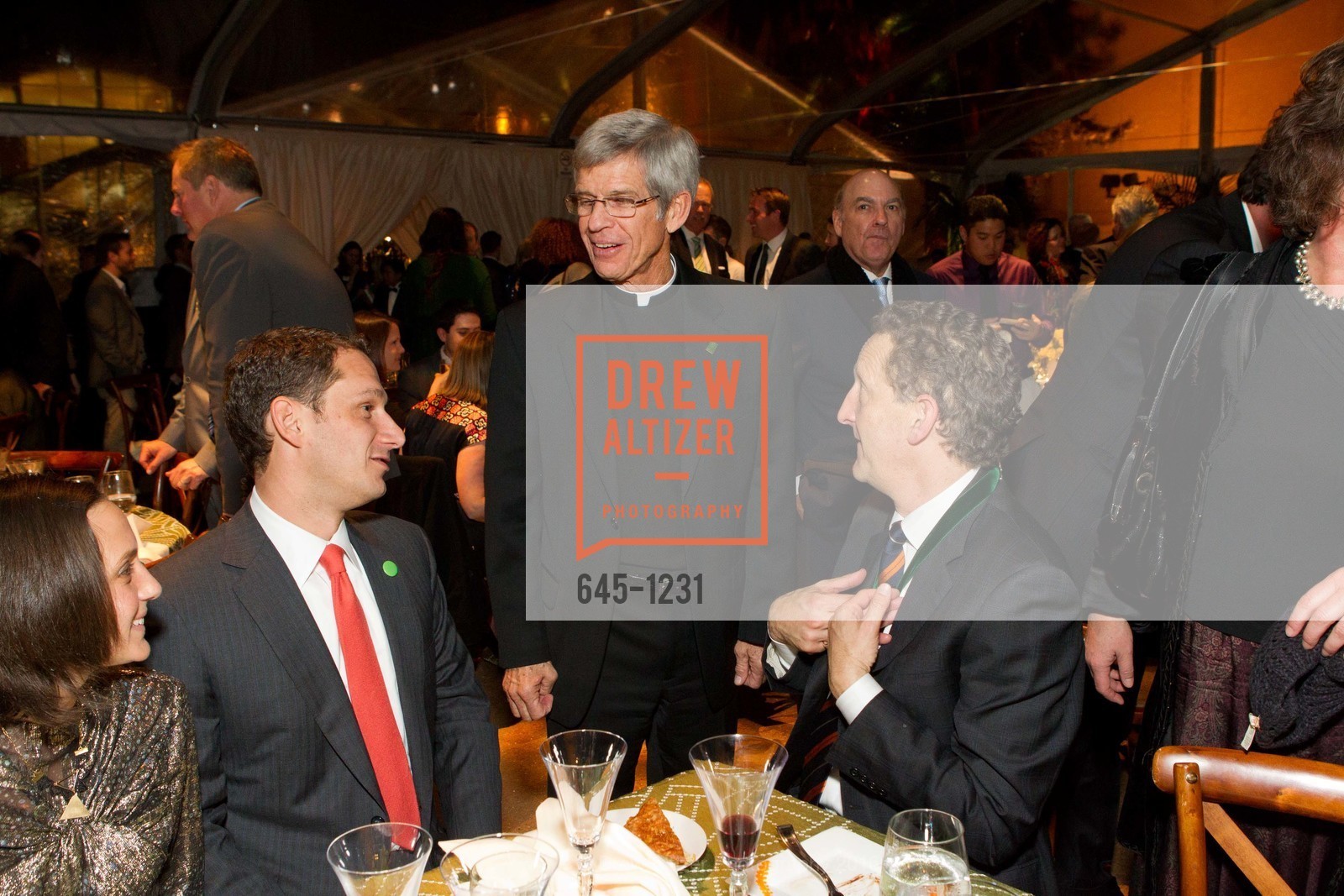 Daniel Lurie, Father Steve Privett, Larry Baer, USF California Prize, University of San Francisco. San Francisco, California, May 25th, 2016, Photo #645-1231 Daniel Lurie, Father Steve Privett, Larry Baer, Photo #645-1231