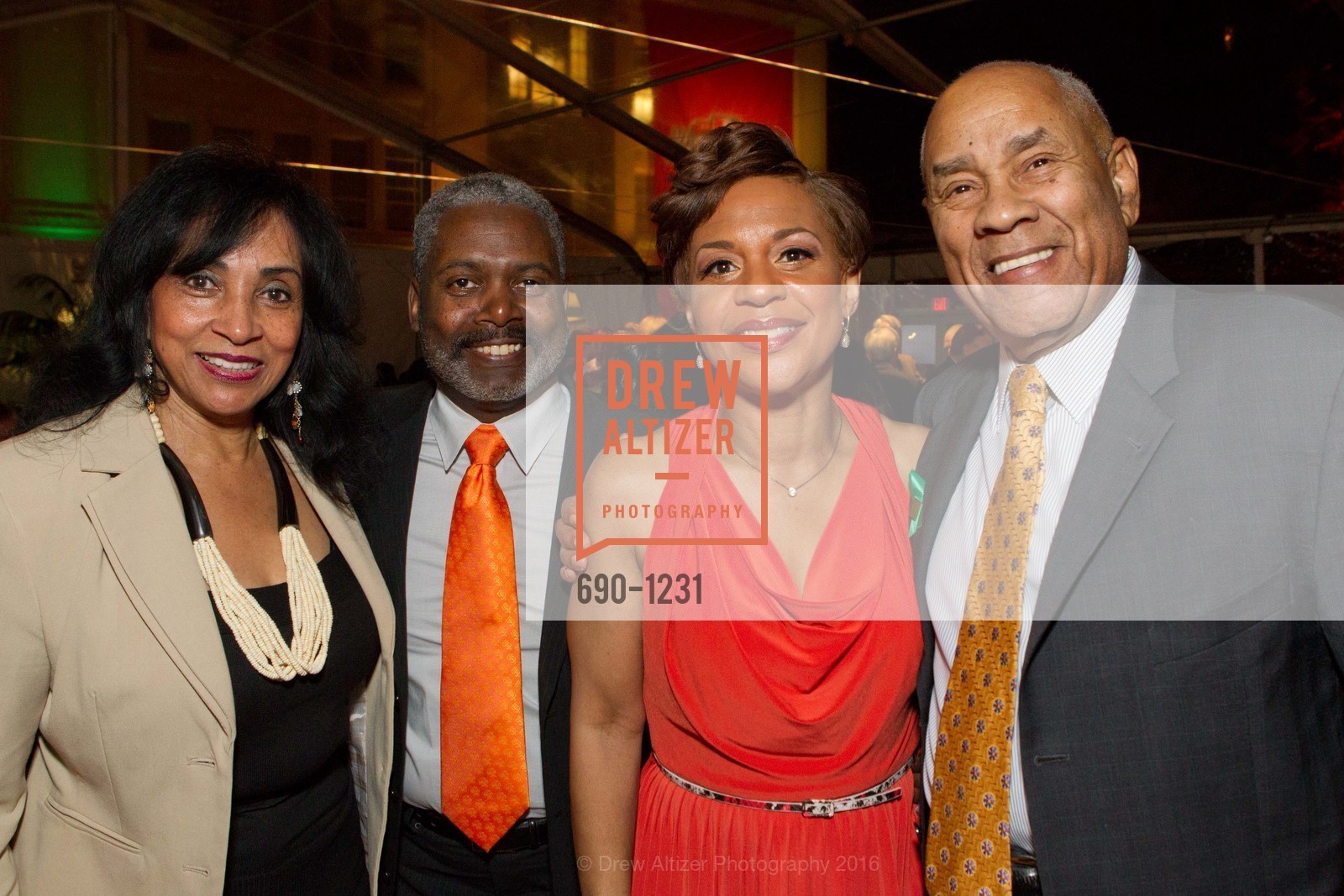 Elizabeth Cheeks, Tommie Moon, Renel Brooks-Moon, Chuck Smith, USF California Prize, University of San Francisco. San Francisco, California, May 25th, 2016, Photo #690-1231 Elizabeth Cheeks, Tommie Moon, Renel Brooks-Moon, Chuck Smith, Photo #690-1231